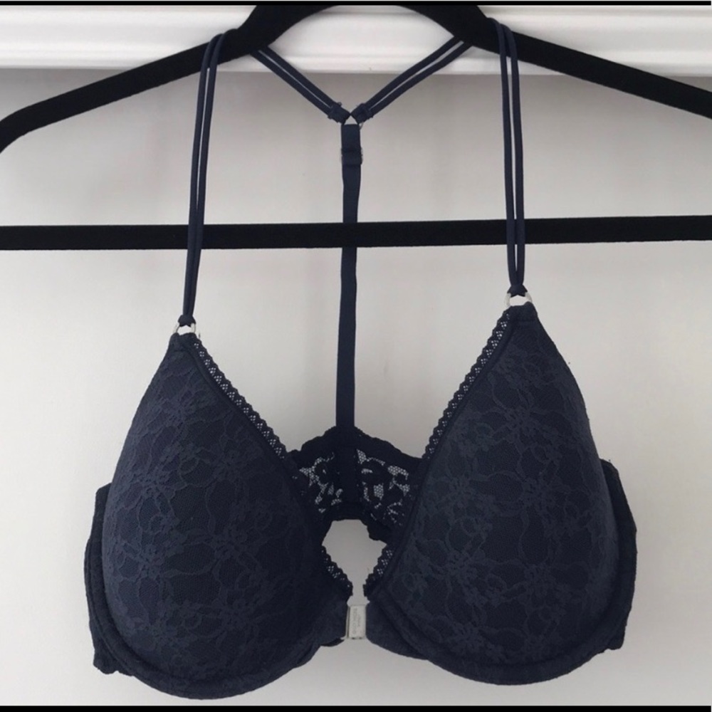 Gilly Hicks Black Racerback Bra 36C